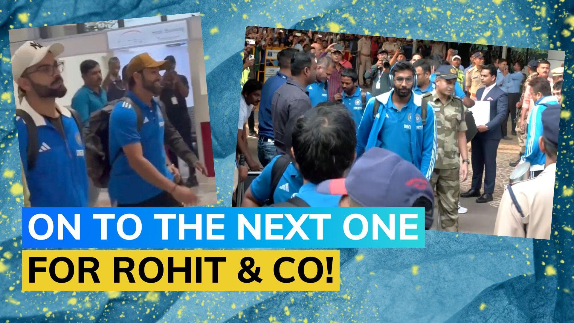 Watch: Team India arrive in Pune ahead of ODI World Cup match versus Bangladesh