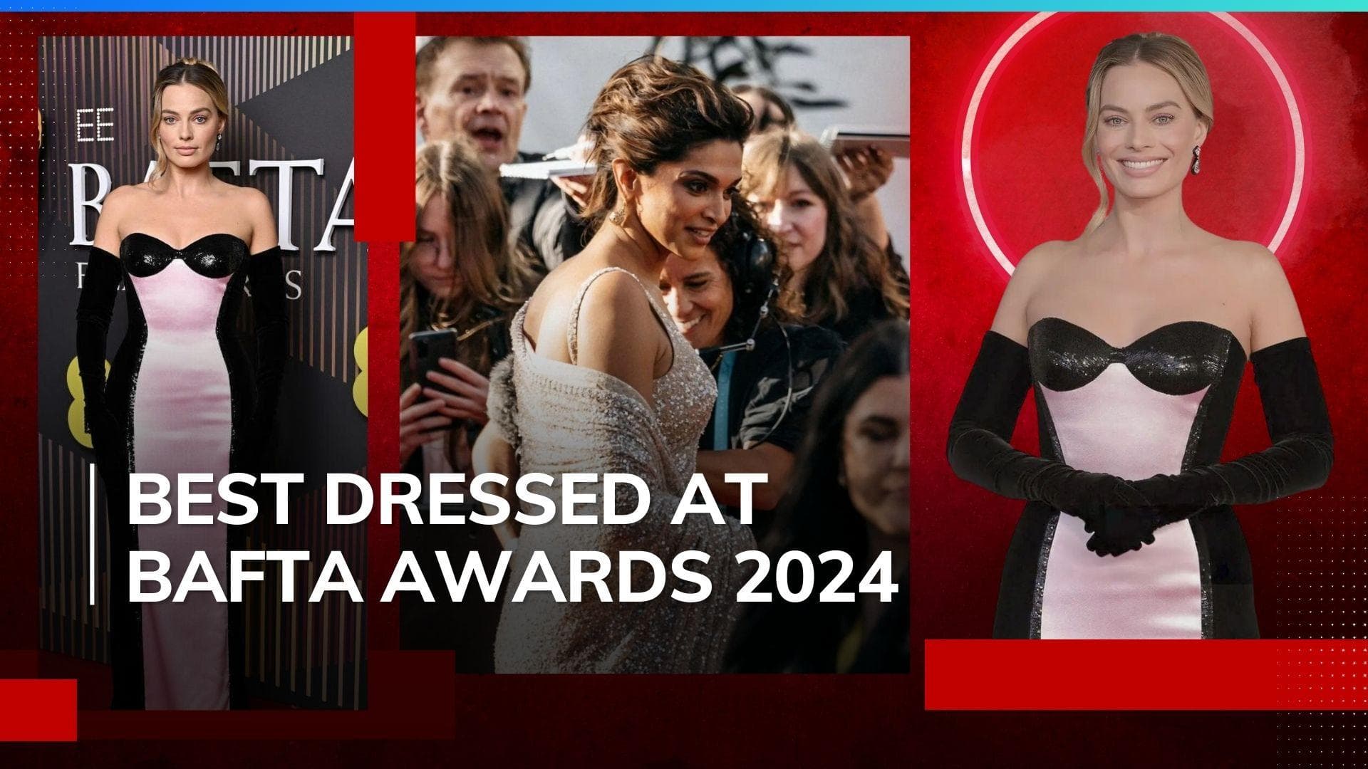 BAFTA Film Awards 2024: Deepika stuns in desi avatar, Margot Robbie steals limelight in strapless gown