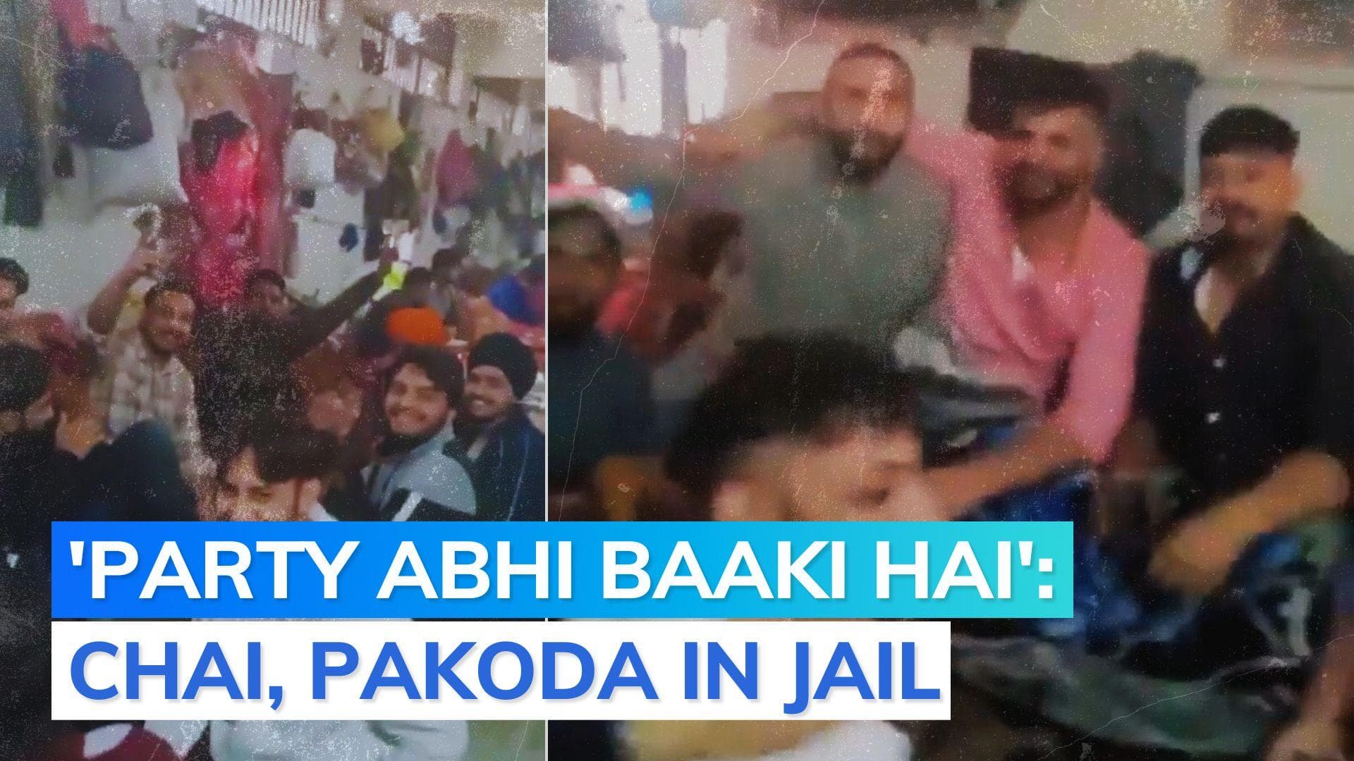Watch: Prisoners have chai, pakoda in viral birthday bash video inside Ludhiana jail 