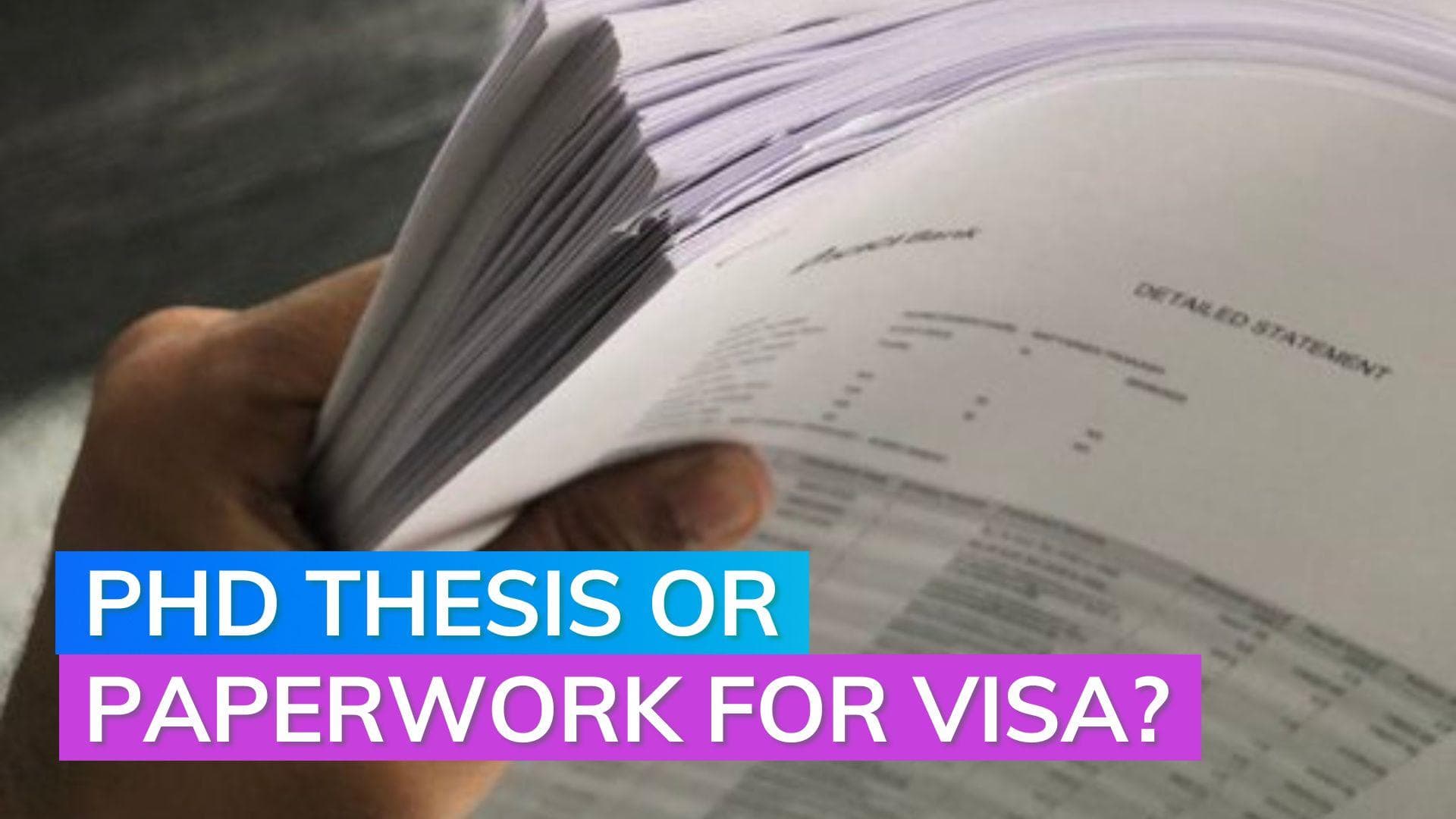  PhD thesis or Swiggy bills? Netizens shocked of paperwork for Schengen visa