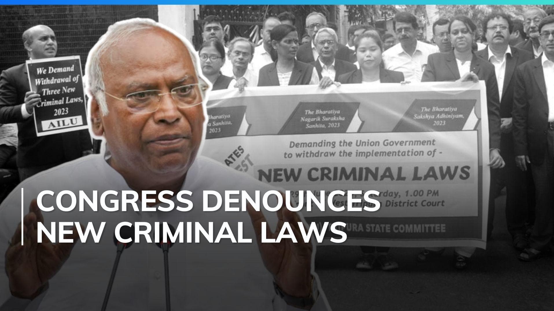 INDIA will not allow 'bulldozer justice': Kharge on new criminal laws