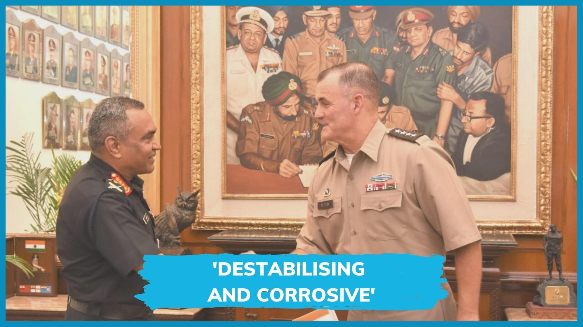 Top US general calls China's infrastructure build-up near border with Ladakh 'alarming'