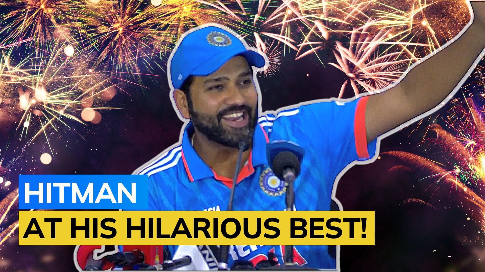 'World Cup jeetne ke baad phodna ye sab': Rohit Sharma on fireworks after Asia Cup 2023 victory