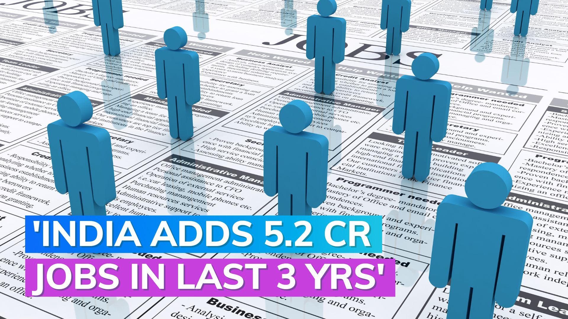 India records 5.2 crore new formal jobs in FY20-23: Report