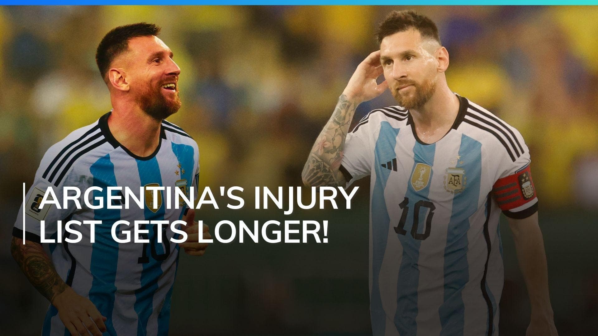 Lionel Messi out of Argentina friendlies in the US due to muscle injury