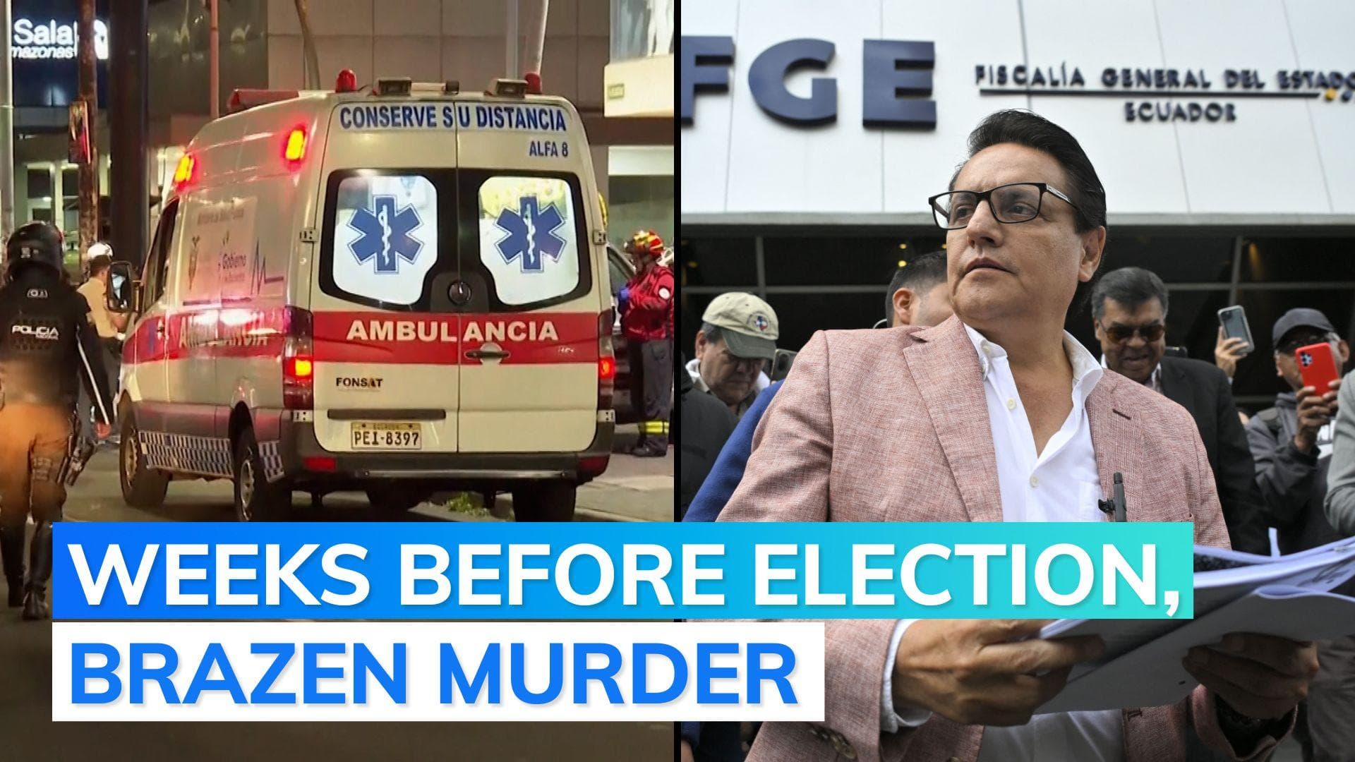 Presidential candidate shot, killed at rally in Ecuador's capital Quito | Fernando Villavicencio