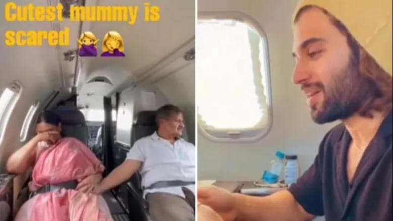 Watch! Vijay Deverakonda flies to Tirupati in private jet with family, gives sneak peak of travel