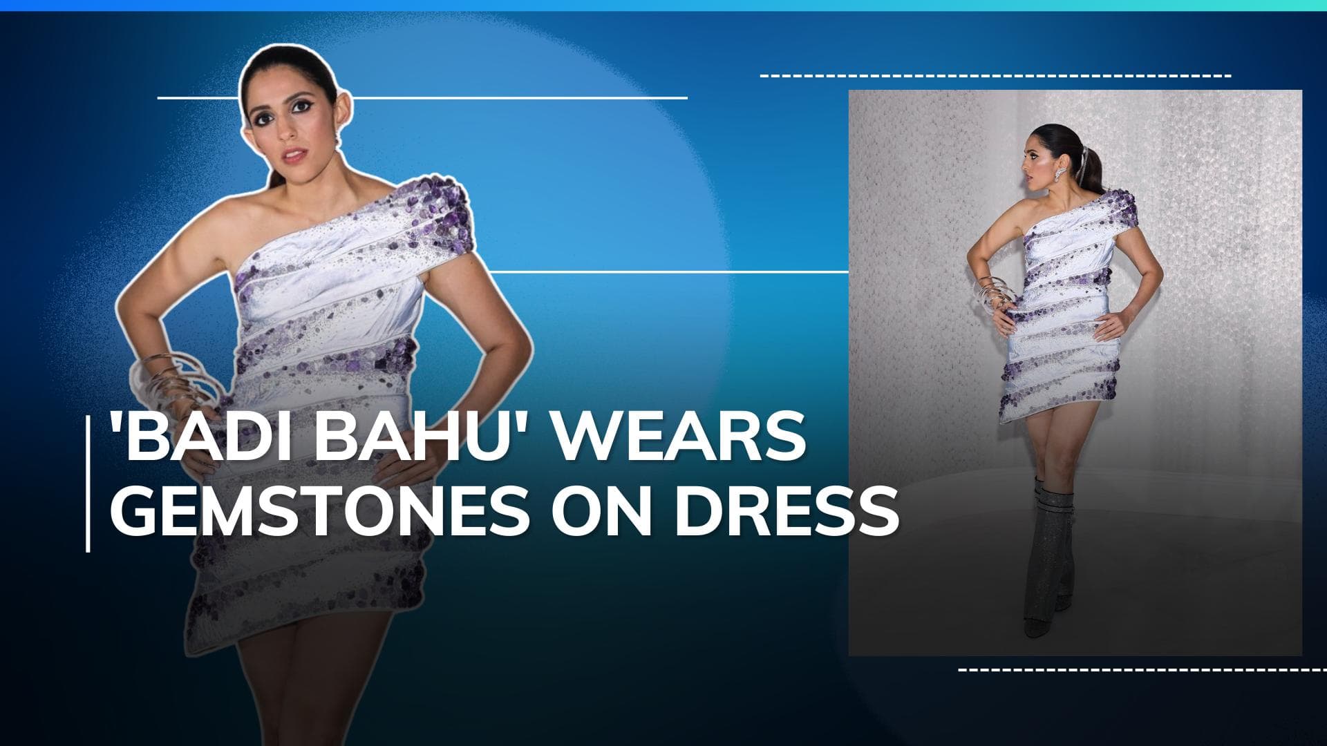 Shloka Mehta looks pretty in mini dress made with real gemstones and recycled steel. Seen yet?