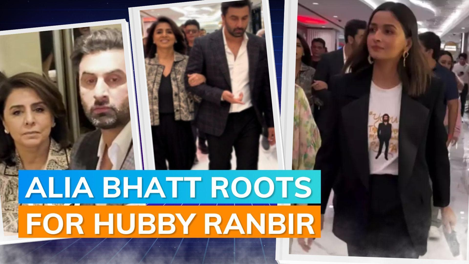 ‘Animal’ screening: Alia Bhatt dons t-shirt featuring Ranbir Kapoor's character as she arrives | Watch 