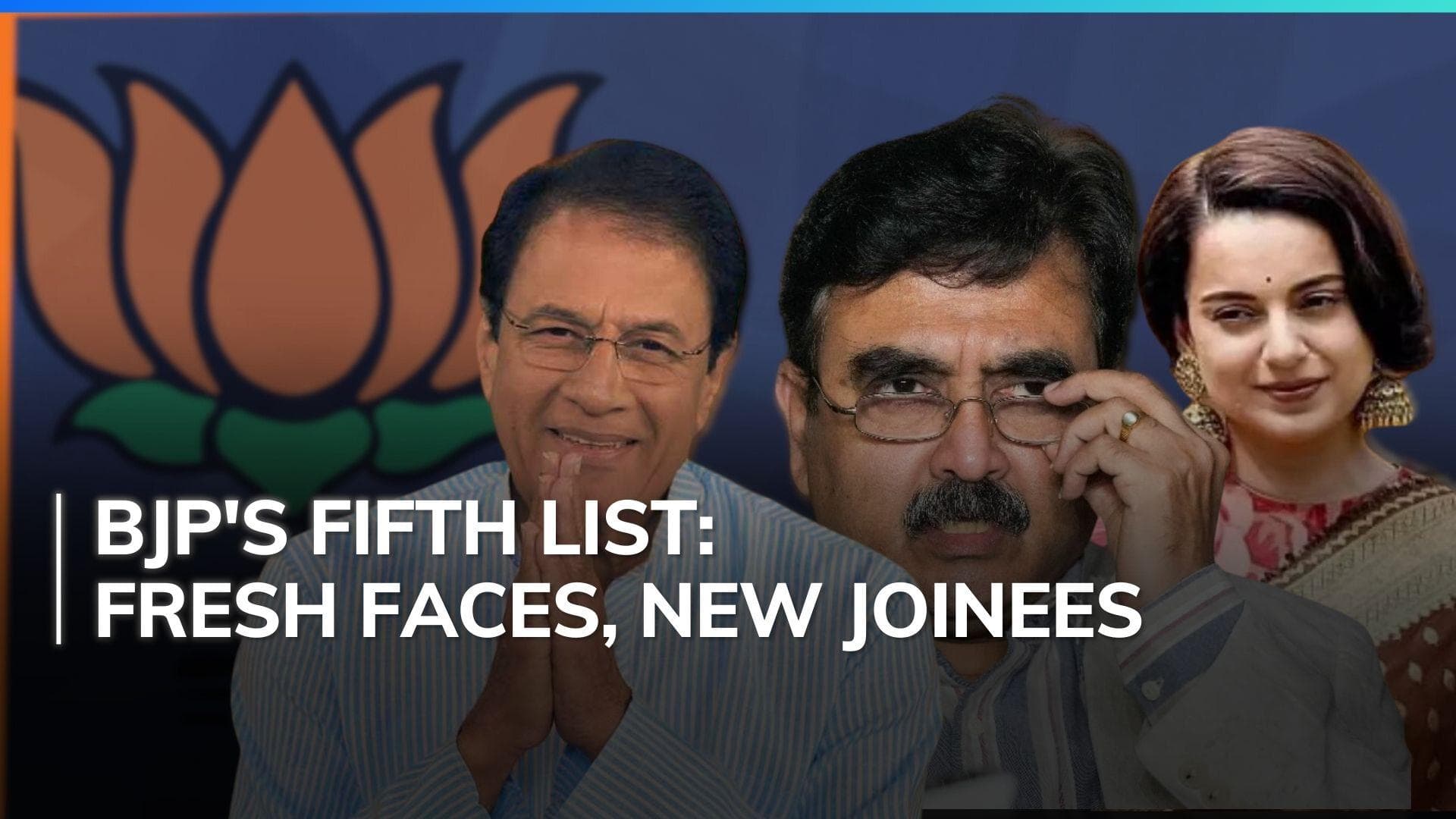 BJP releases 5th candidates' list for Lok Sabha election, Kangana Ranaut takes poll plunge