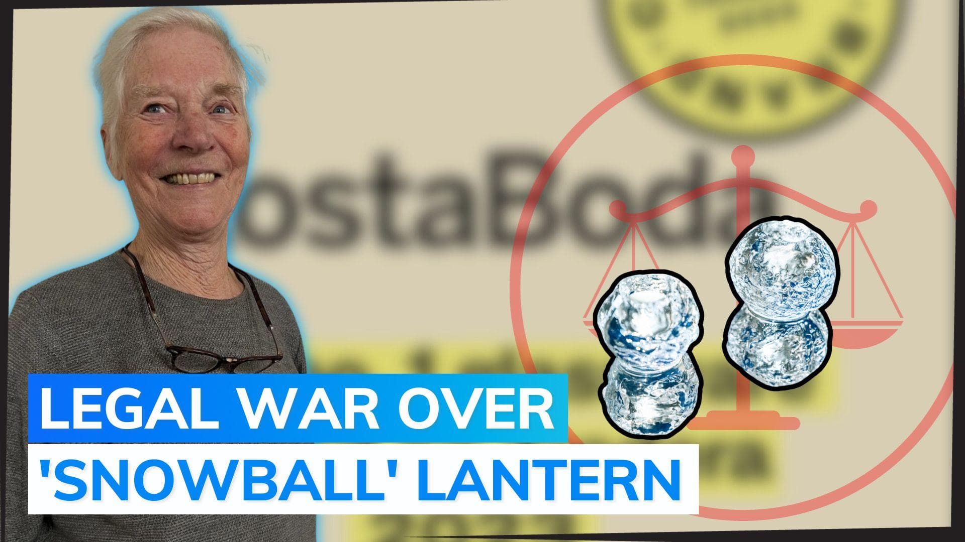 Creator of 'Snowball' lantern sues Swiss glass company with €1M claim: here's why