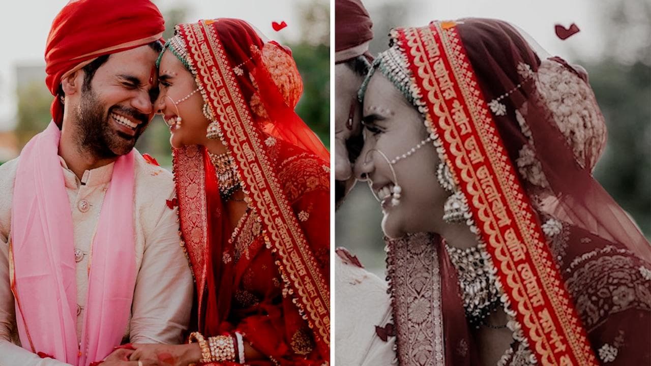 Rajkummar-Patralekhaa's wedding : বলিউড সিনেমার থেকে কিছু কম নয় রাজকুমার-পত্রলেখার বিয়ে, দেখুন ভিডিও
