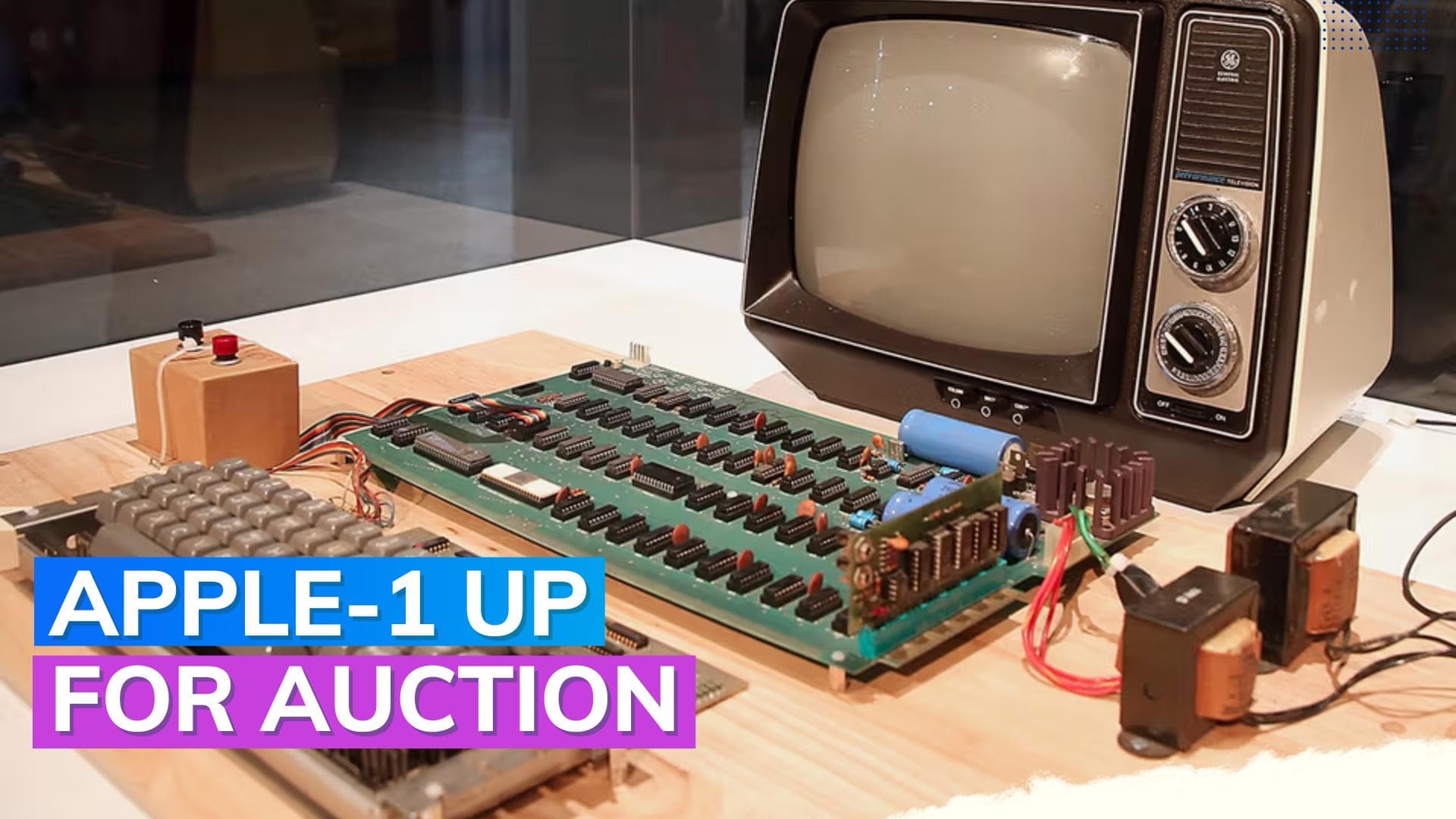 Rare vintage Apple computer that helped launch the company, up for auction