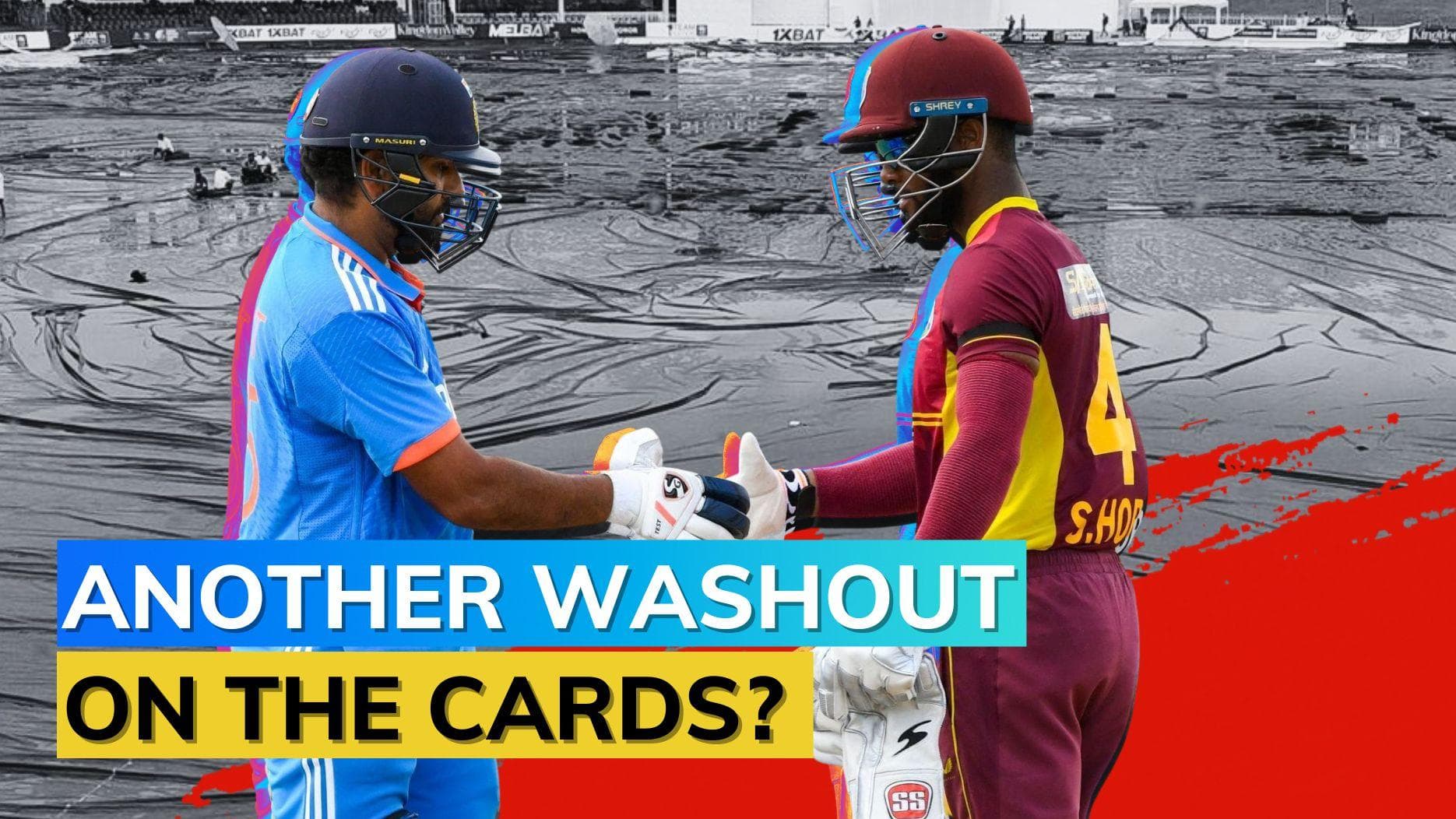 IND vs WI: Heavy rains lash Barbados casting doubts over second ODI's play