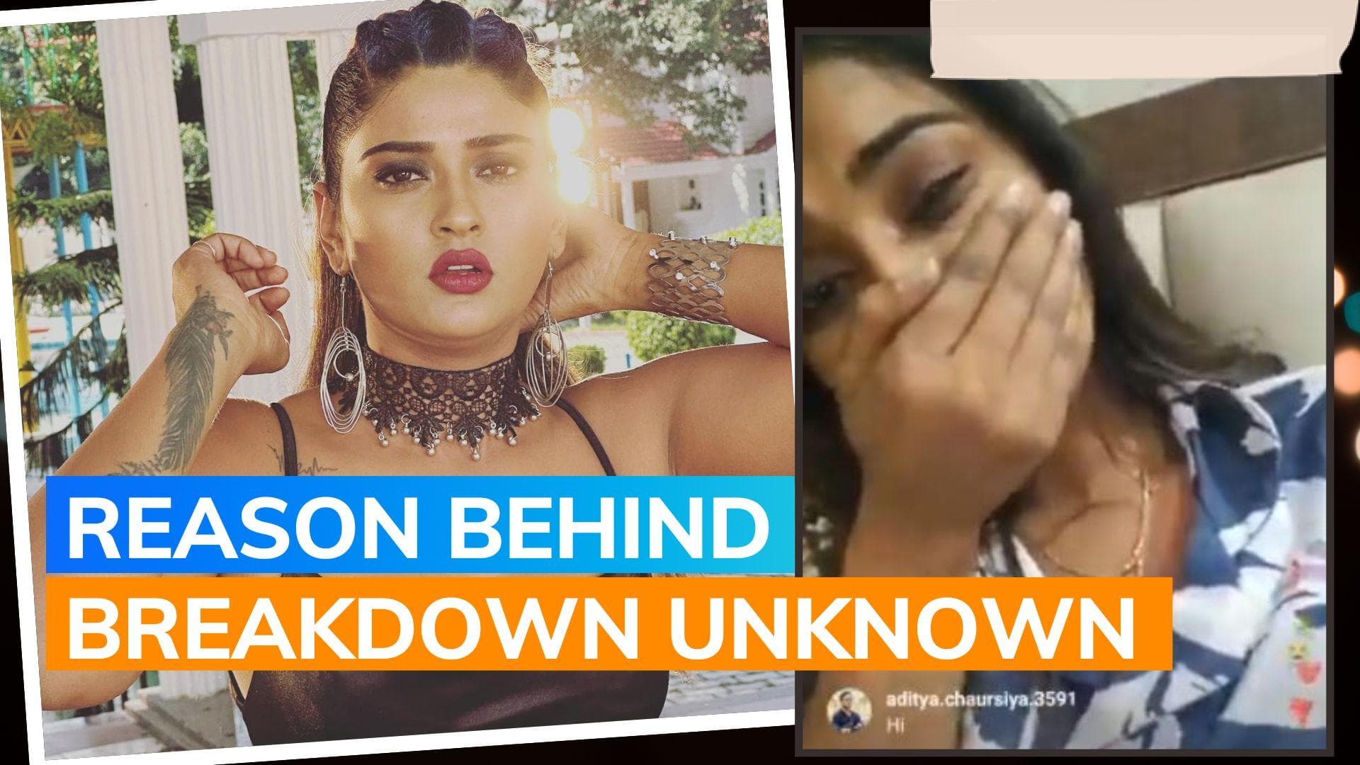 Viral: Akanksha Dubey seen crying inconsolably during Instagram Live, hours before she died by suicide