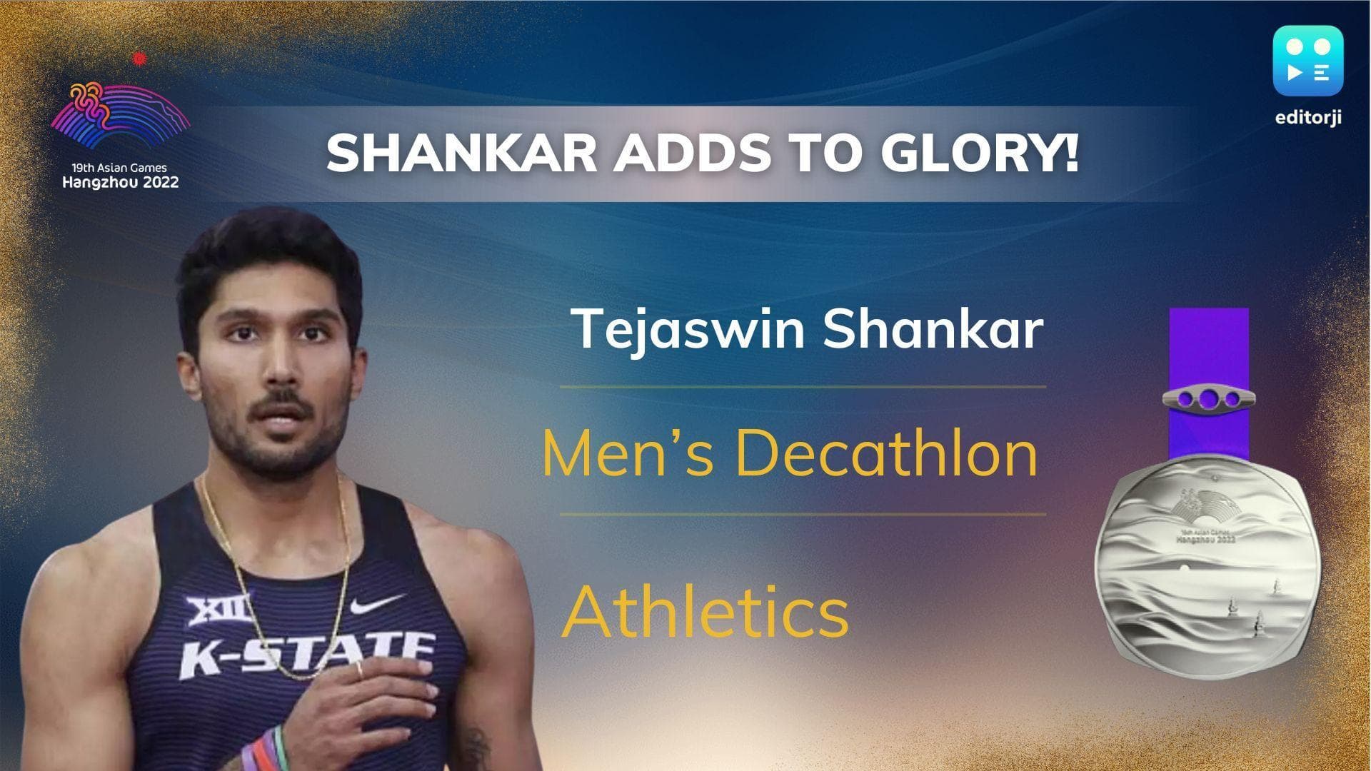 Asian Games 2023: India's Tejaswin Shankar breaks national record to win silver in Decathlon in Hangzhou