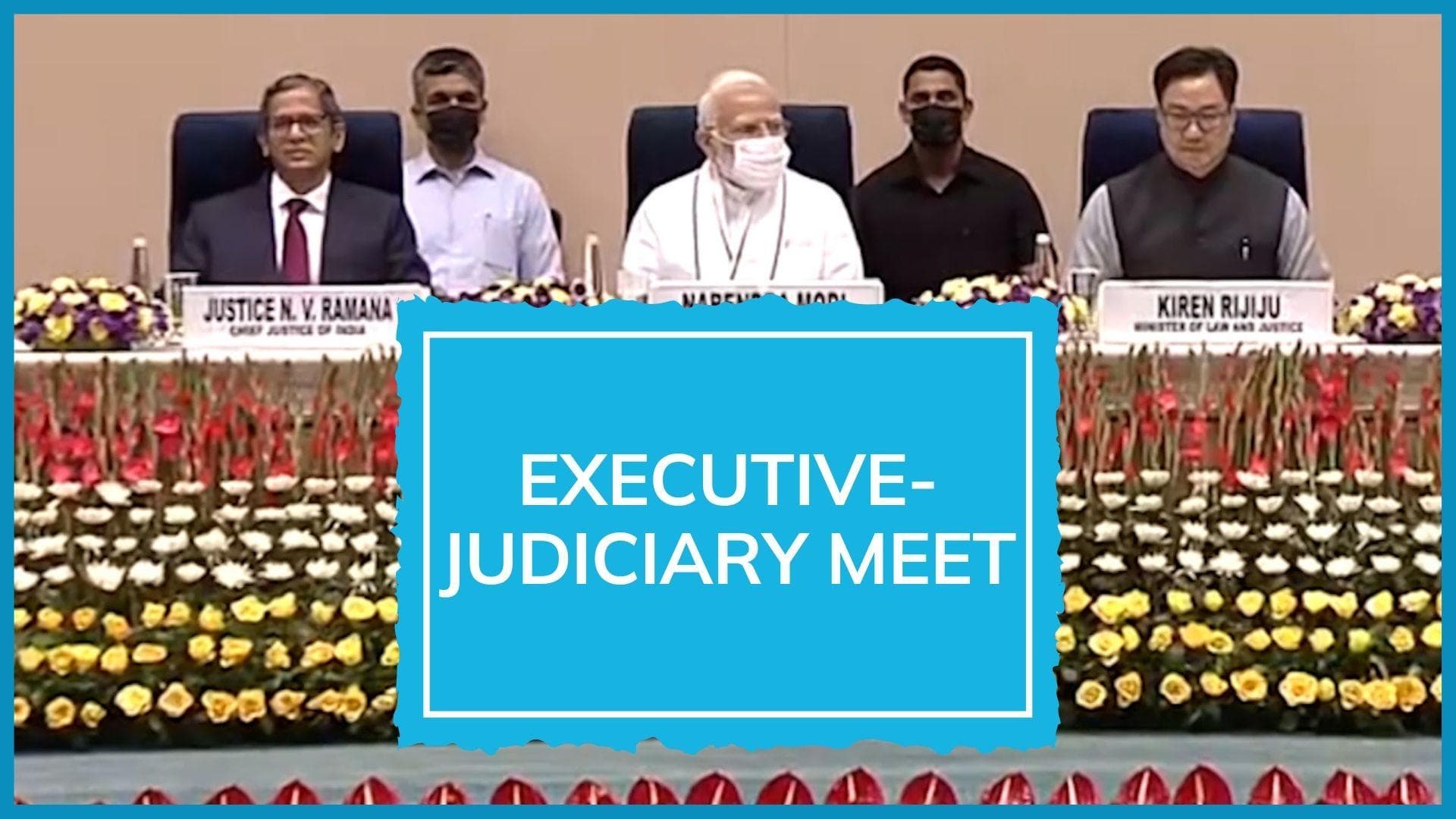 PM Modi, Chief Justice Ramana attend first joint conference of CMs and chief justices in 6 years