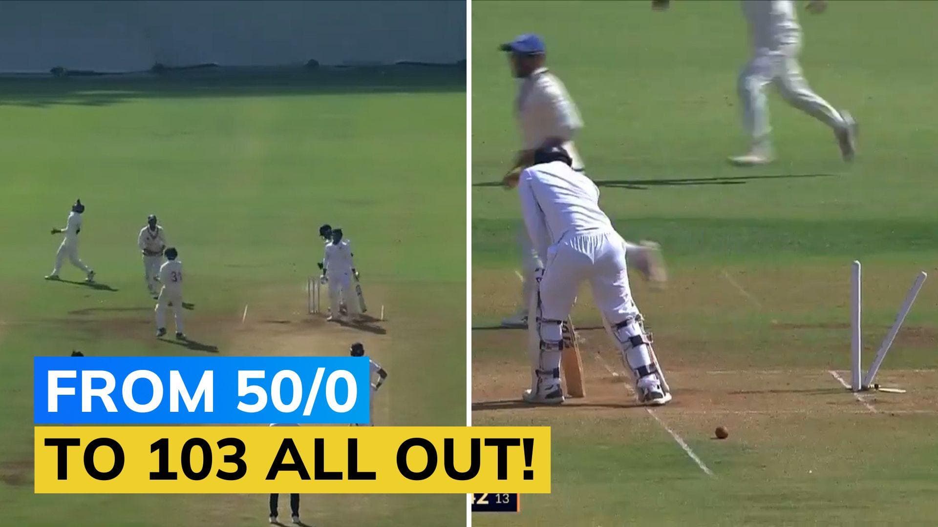 Watch! Siddharth Desai takes 7 wickets as Karnataka fail to chase 110 vs Gujarat | Ranji Trophy