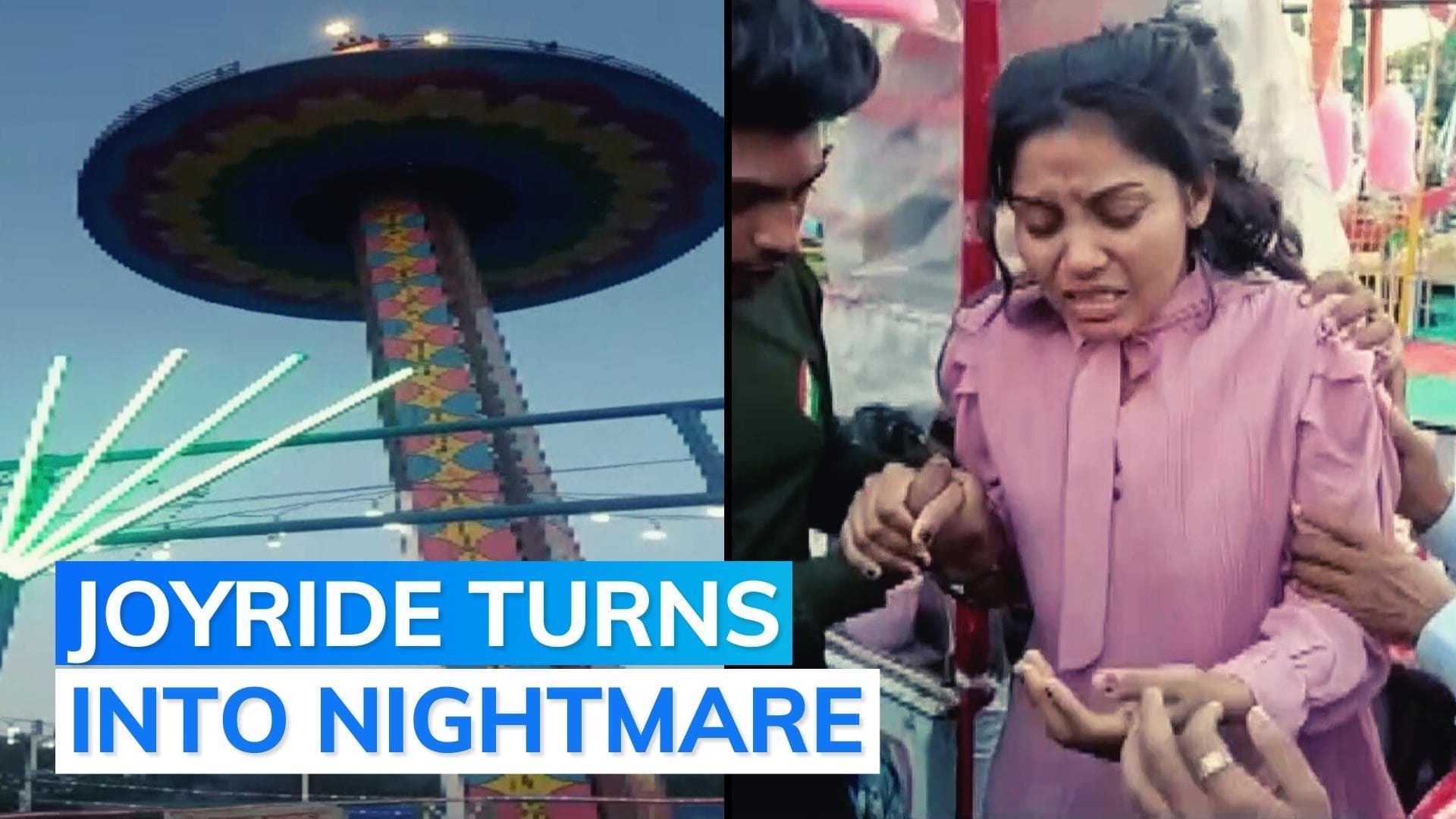 Scary video: tower ride collapses at Ajmer fair, over 10 injured in the mishap