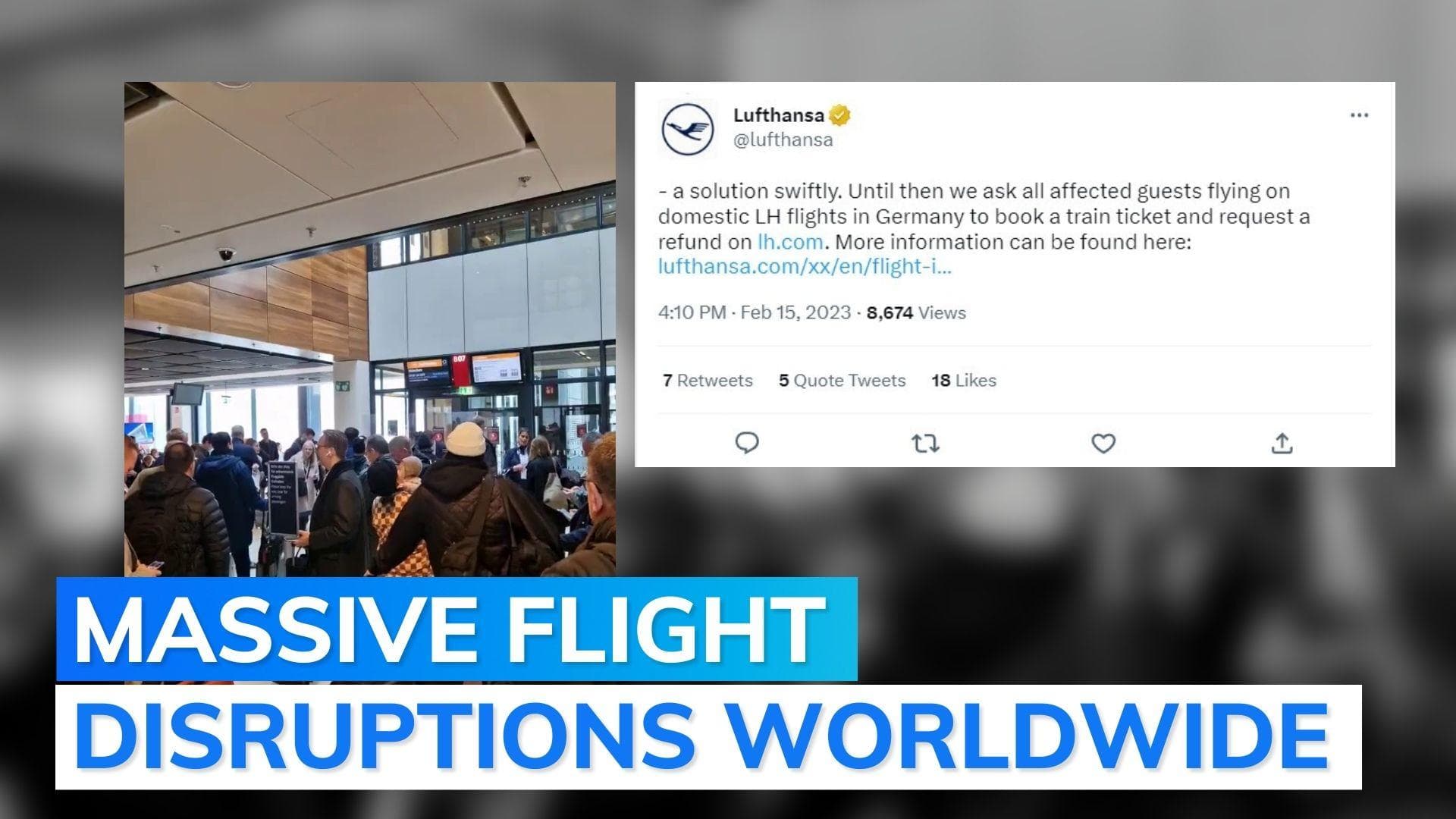  IT outage disrupt Lufthansa flights at Frankfurt airport, several flights grounded worldwide