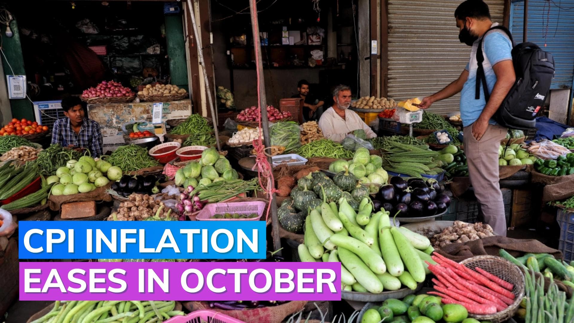 India's retail Inflation hits four-month low at 4.87% in October