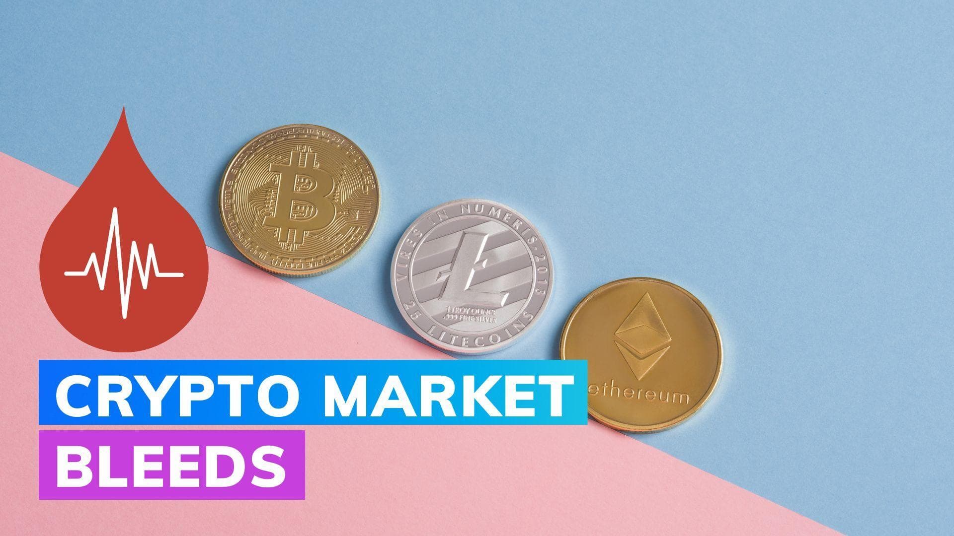 Cryptocurrency prices crash sharply; Bitcoin falls to 2-year-low 