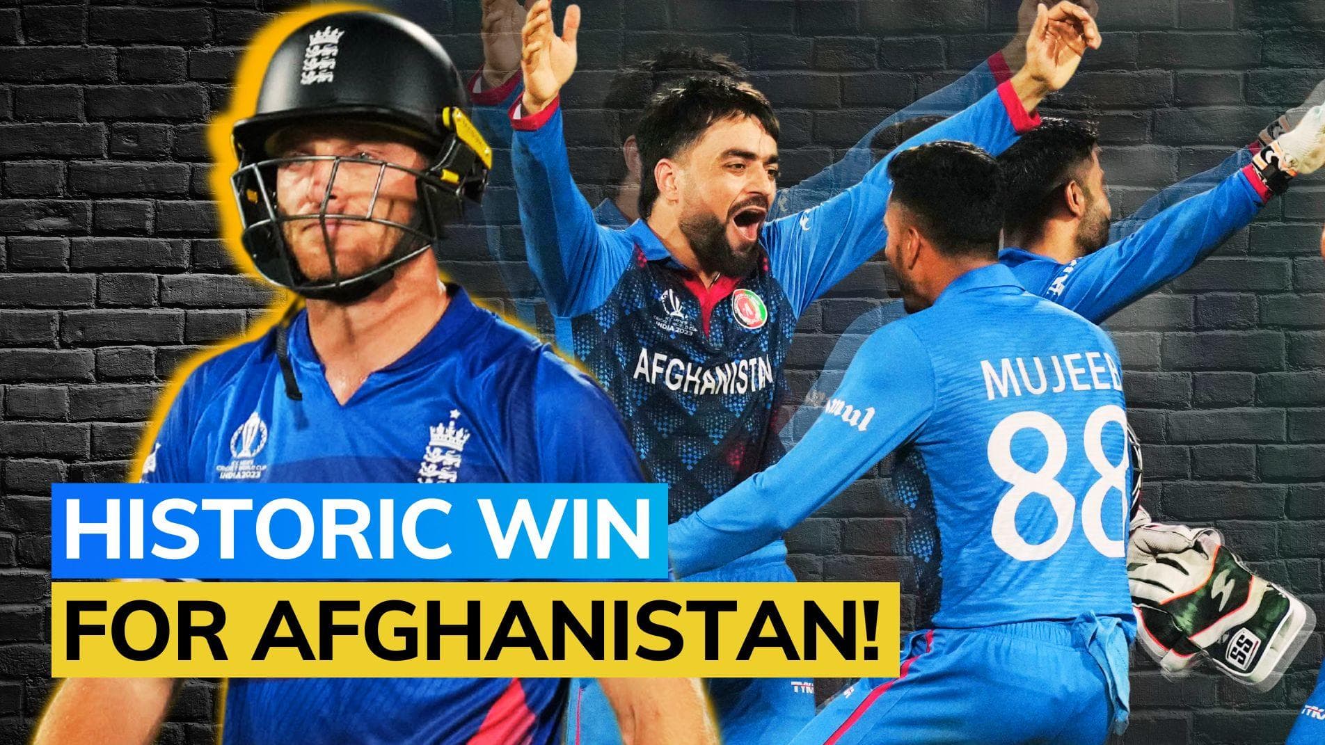 ODI World Cup: Mujeeb Ur Rahman stars as Afghanistan stun defending champions England by 69 runs | ENG vs AFG