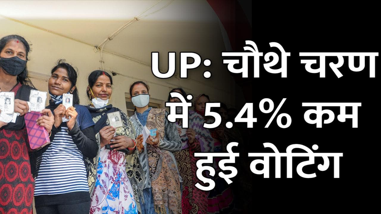 UP Election 22: चौथे चरण के लिए करीब 59 फीसदी वोटिंग, पिछली बार से 5.4% कम