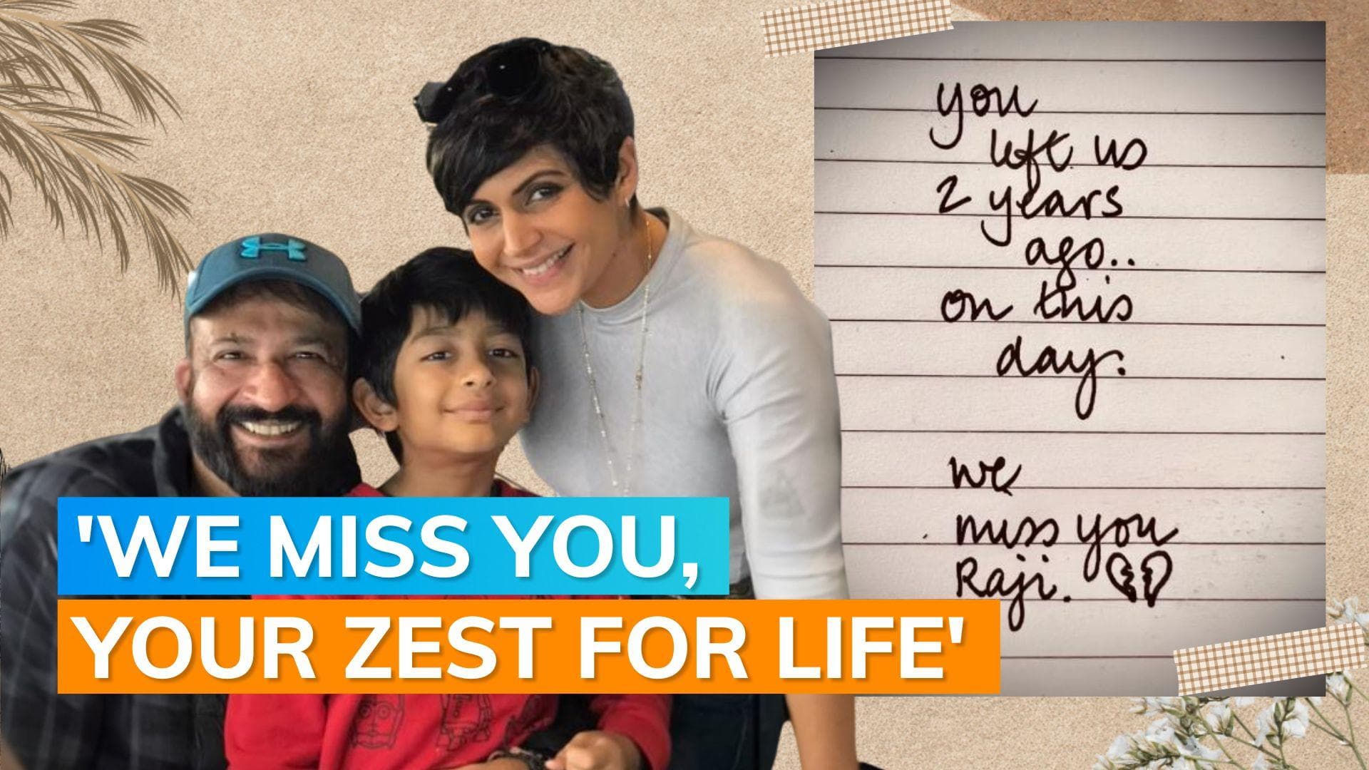 Mandira Bedi shares heartfelt note for husband Raj Kaushal on 2nd death anniversary | See post