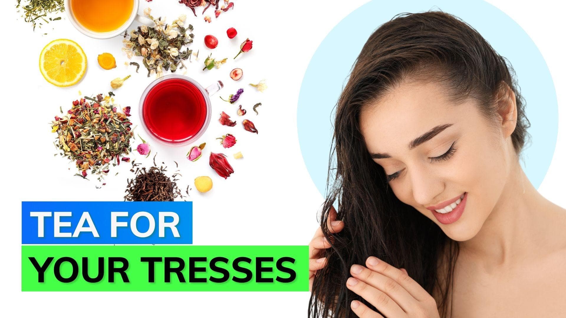 Forget beer, rinse your hair with tea for strong and shiny mane! 