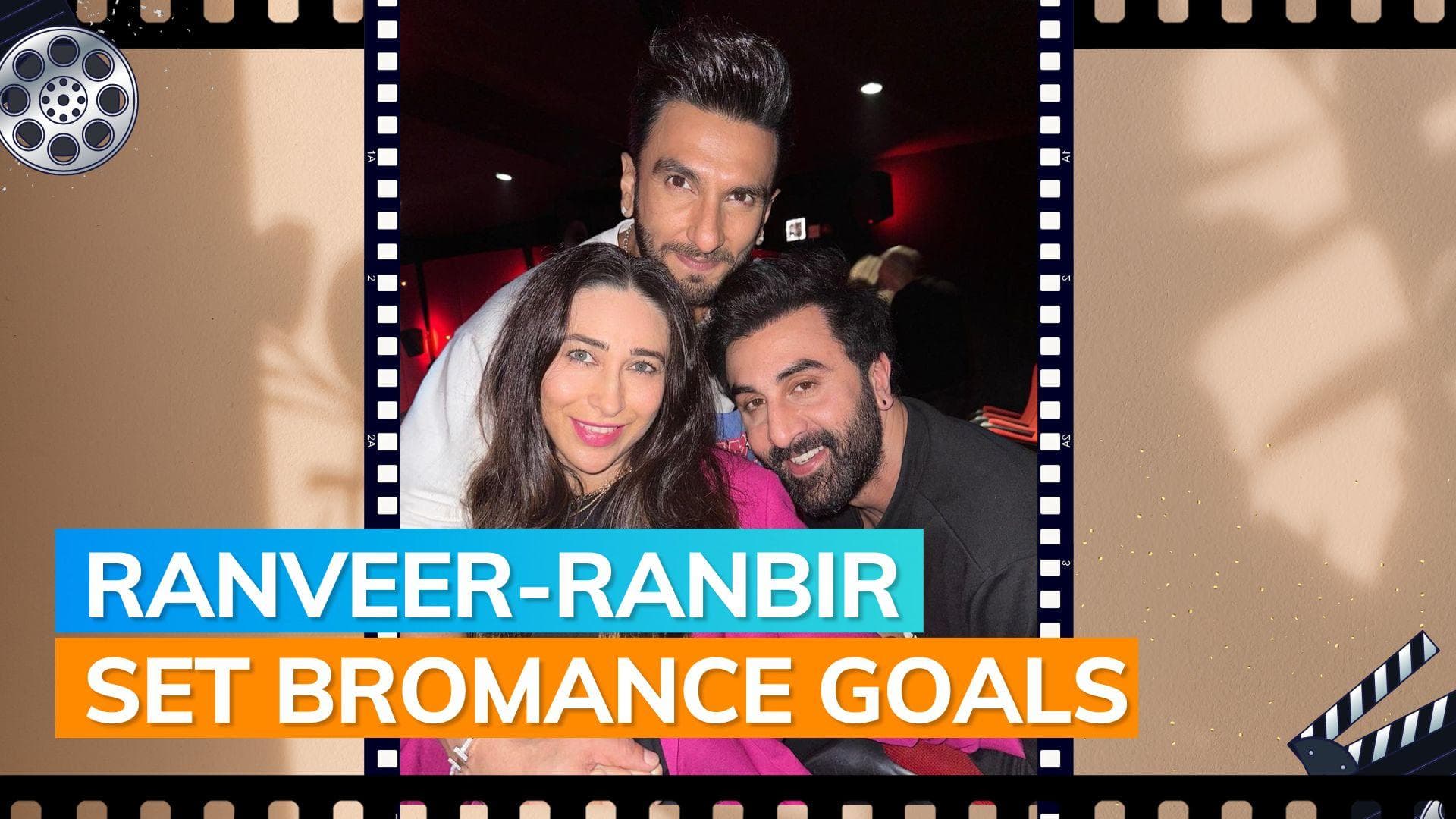 Karisma Kapoor shares selfie with ‘bloodline’ Ranbir Kapoor and ‘heartline’ Ranveer Singh