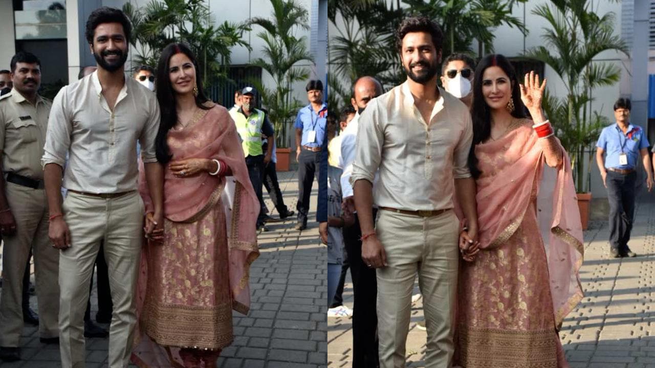 Watch! Vicky Kaushal-Katrina Kaif make first public appearance as husband and wife