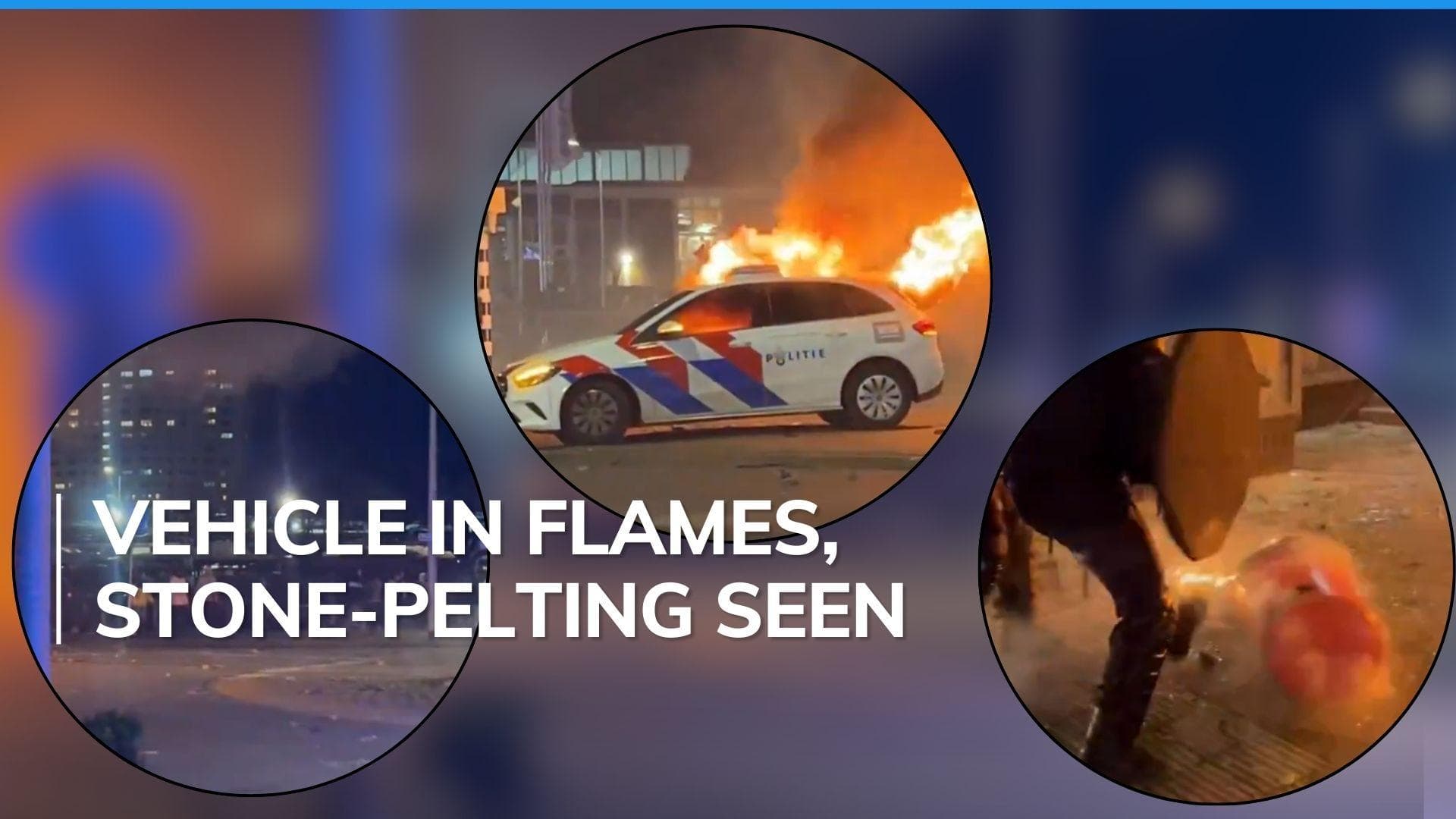 Riot breaks out as two migrant groups clash in The Hague