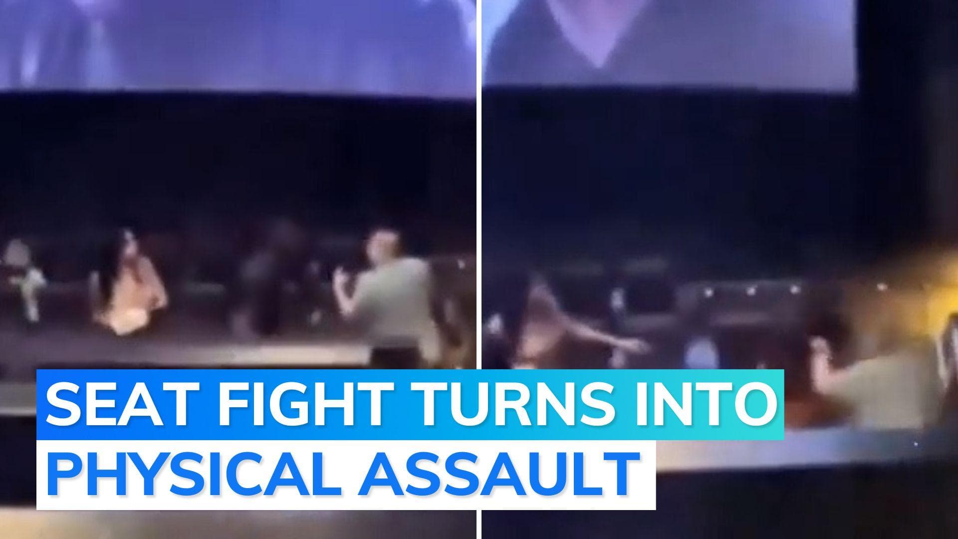 On camera: elderly US man beaten over seats in movie theatre