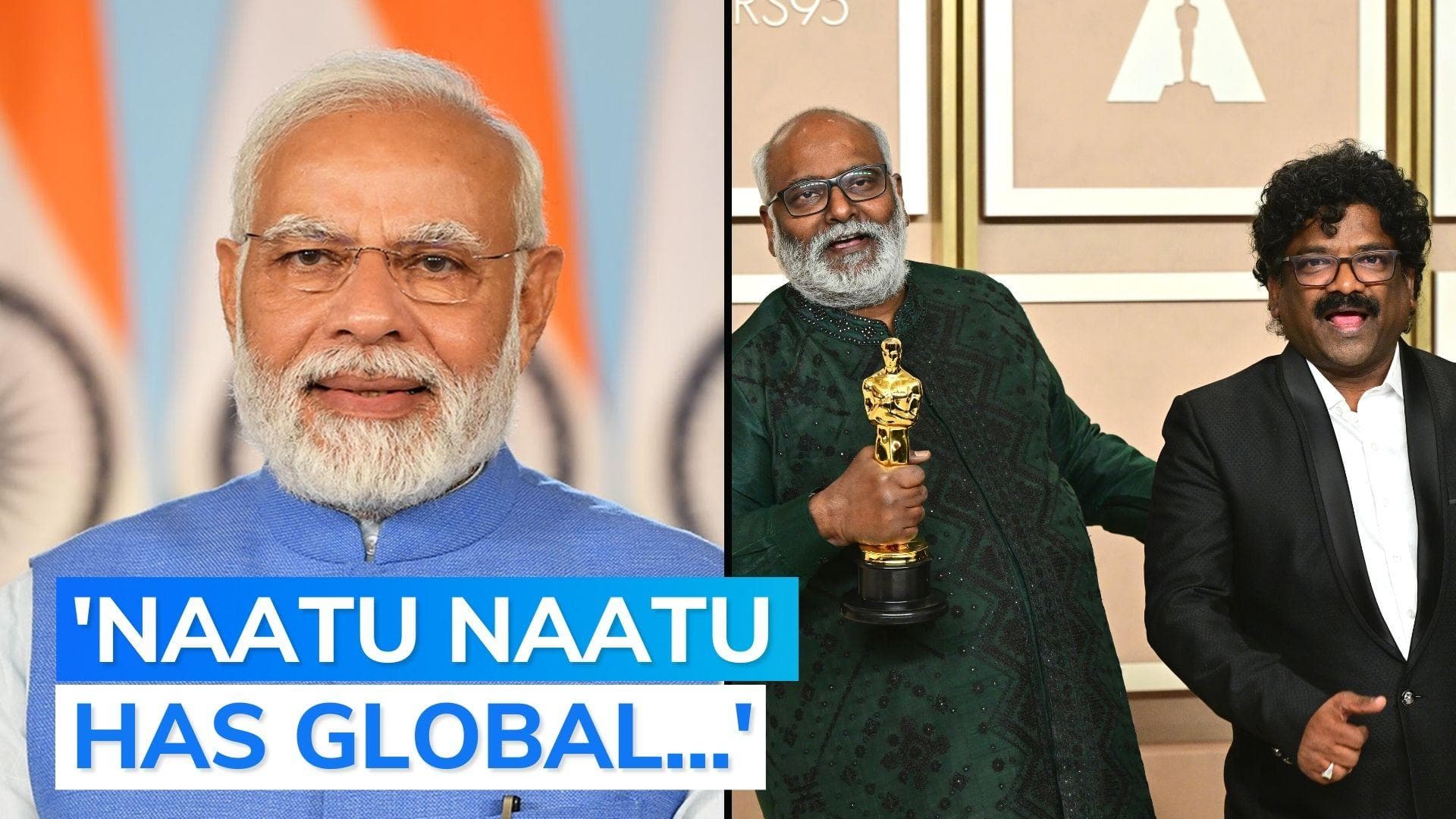 Oscars 2023: PM Modi congratulates Team 'RRR' for 'Naatu Naatu's historic Best Original Song win