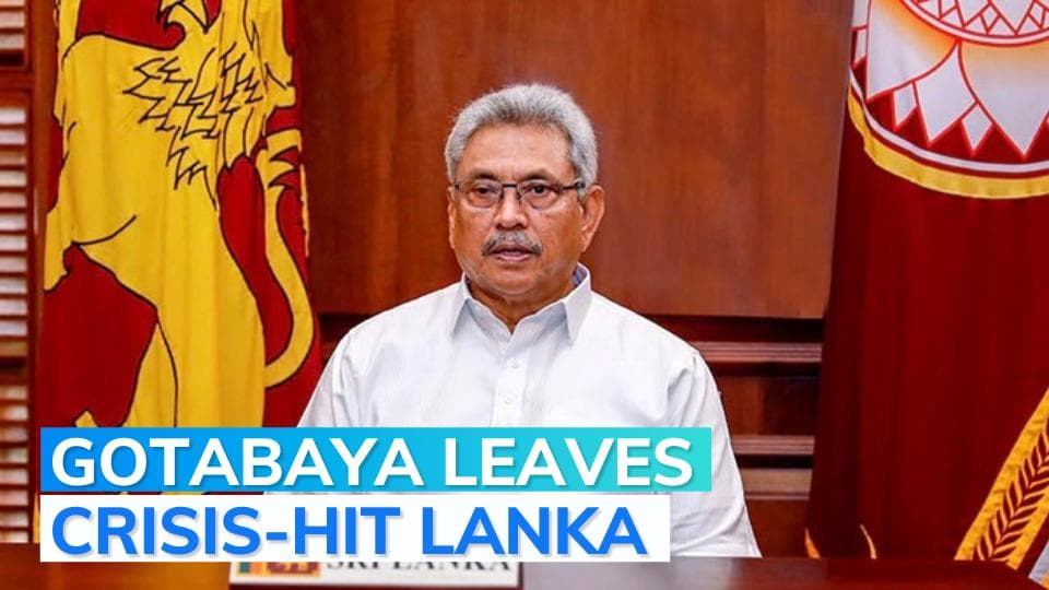  President Gotabaya Rajapaksa flees Sri Lanka, lands in Maldives