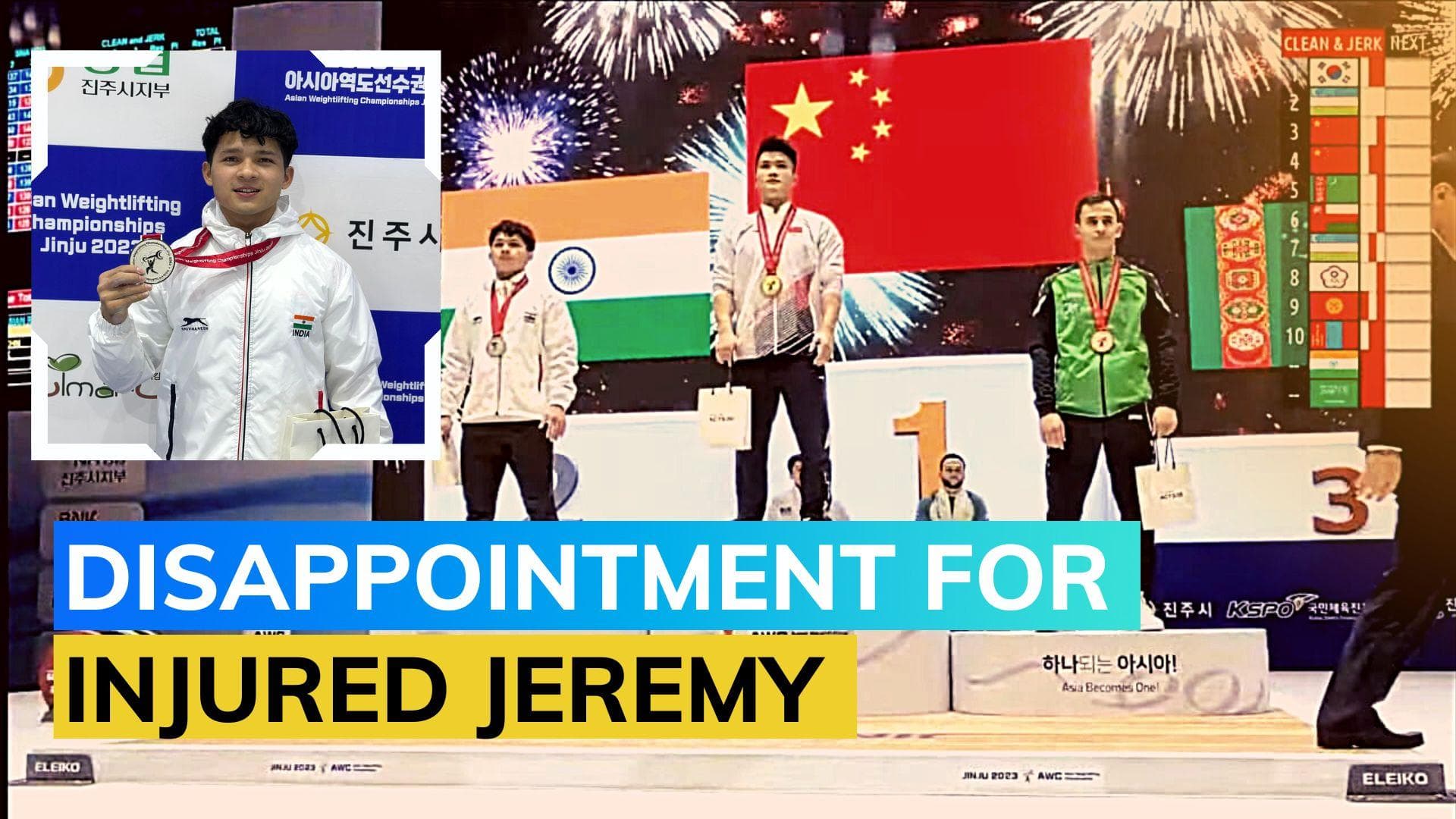 Jeremy Lalrinnunga bags silver in snatch, fails to complete event