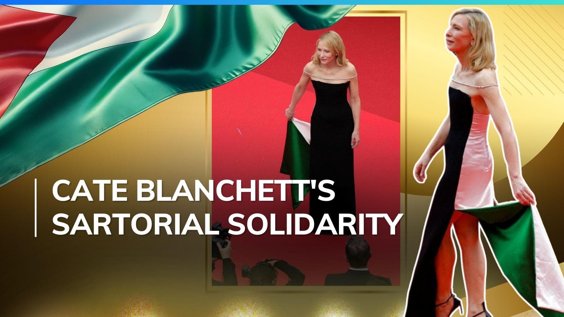 Cannes 2024: Cate Blanchett’s red carpet attire shows solidarity with Palestine | Watch 