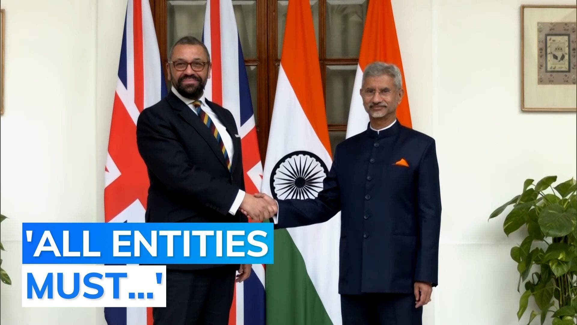 UK Foreign Minister raises BBC I-T 'survey' with S Jaishankar; foreign minister responds