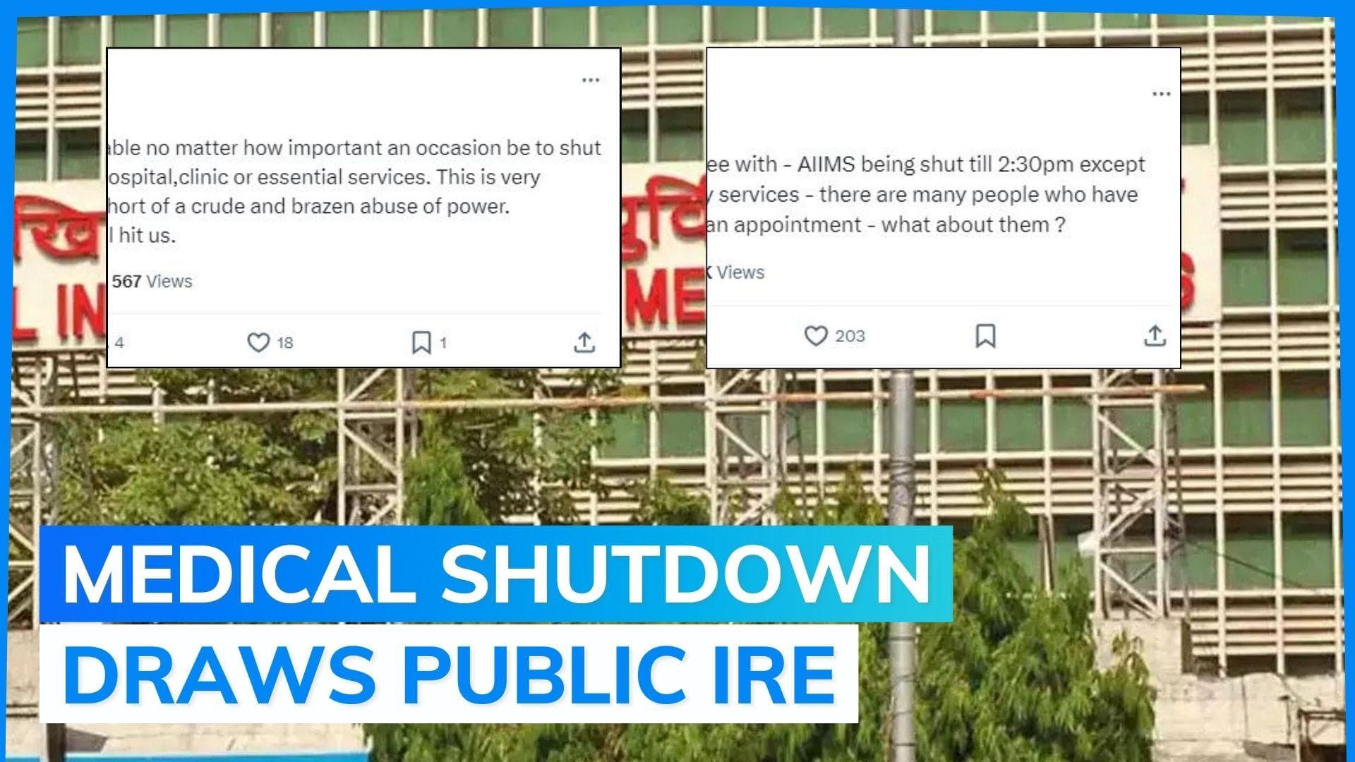 Ram Mandir inauguration: netizens slam govt's decision to shut hospitals on January 22