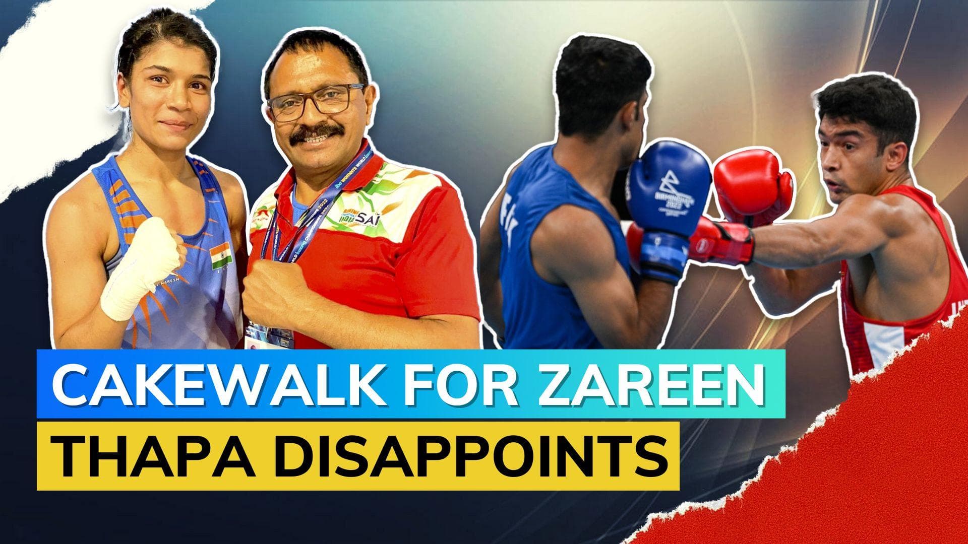 CWG: World Champion Nikhat Zareen storms into quarter-finals, Shiva Thapa crashes out