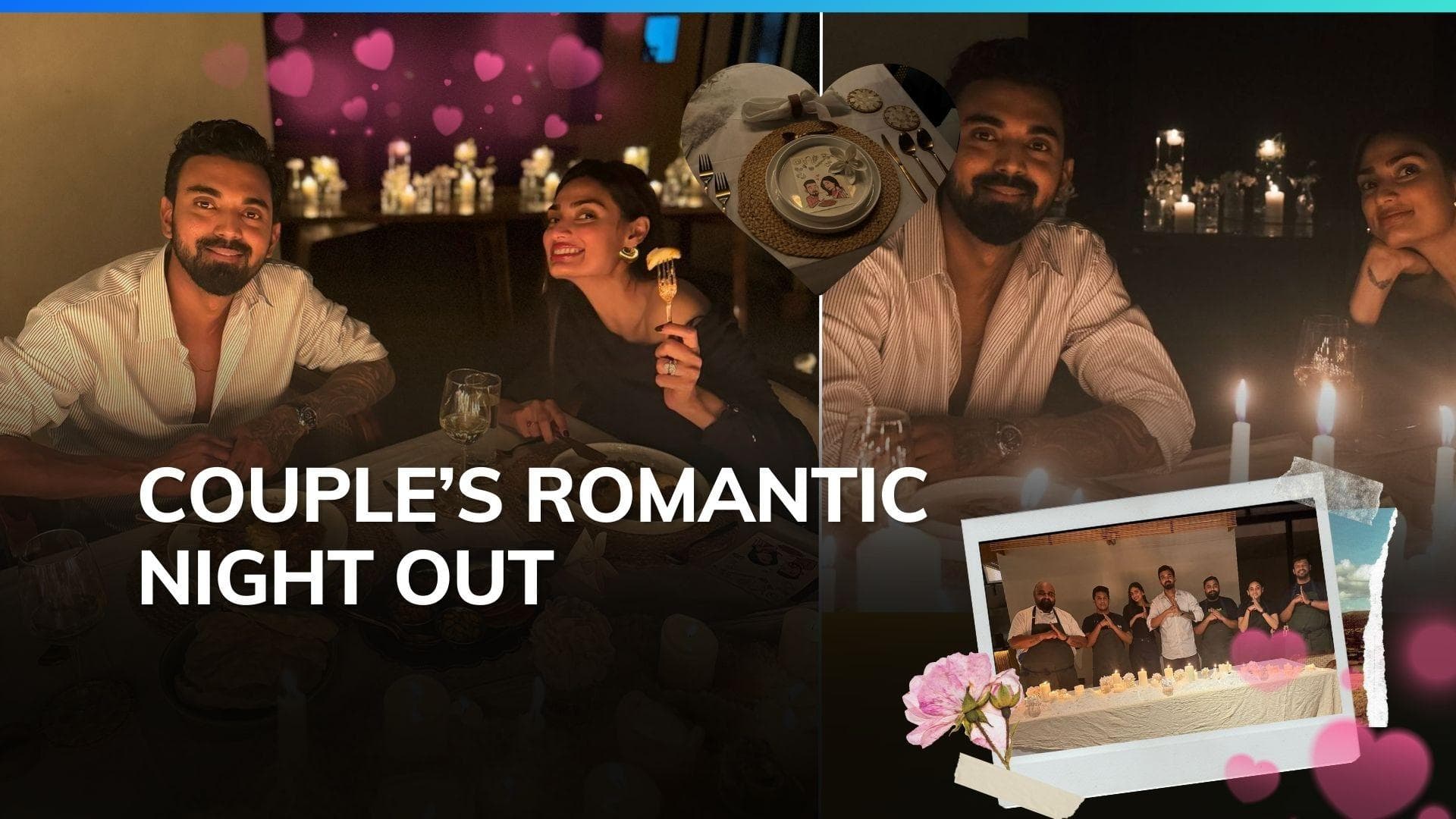 Athiya Shetty and KL Rahul's wedding anniversary: Inside their enchanting candle light dinner 