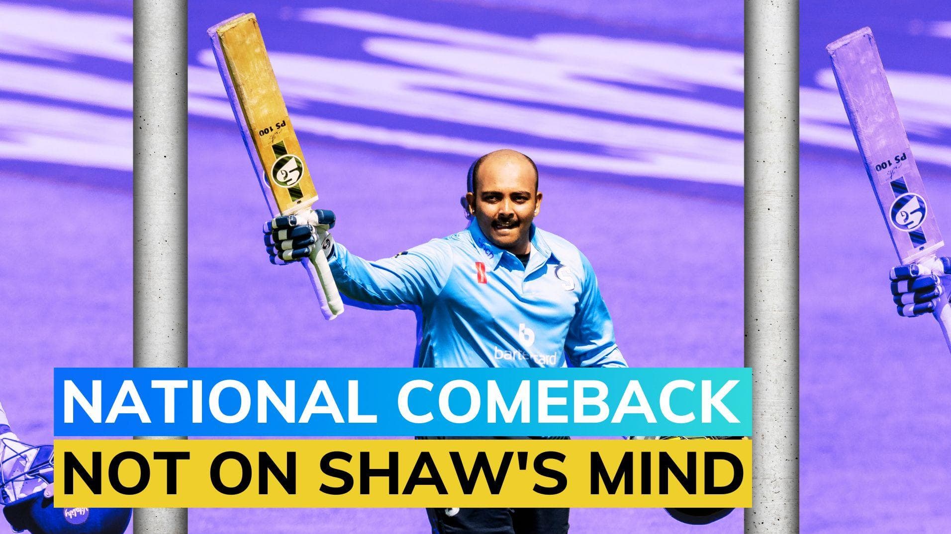 Not really thinking about India selection now, says Prithvi Shaw