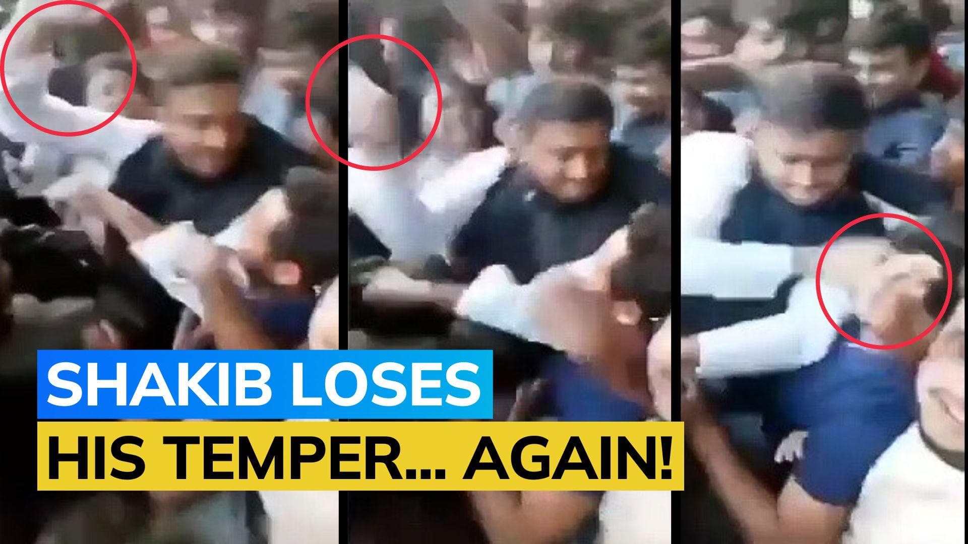Watch! Shakib Al Hasan slaps fan in broad daylight; Video goes viral