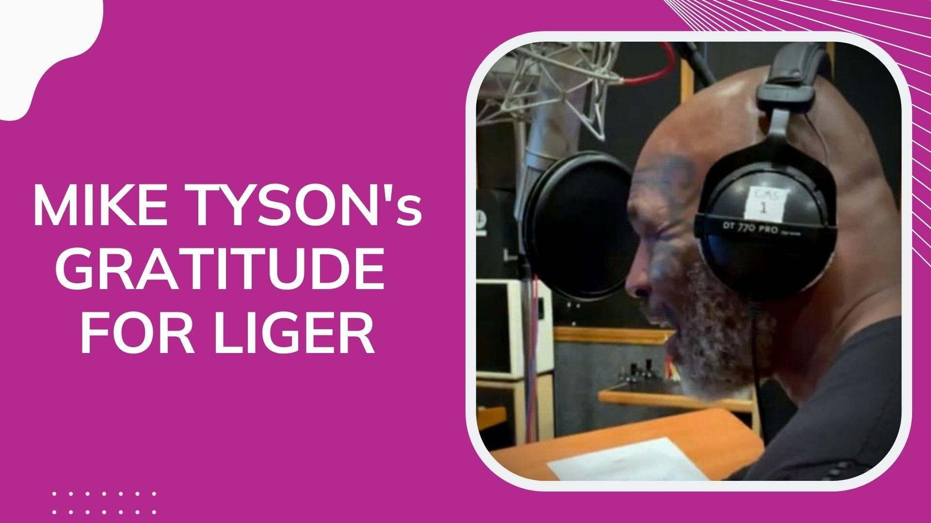Mike Tyson completes dubbing for Vijay Deverakonda & Ananya Panday starrer 'Liger'