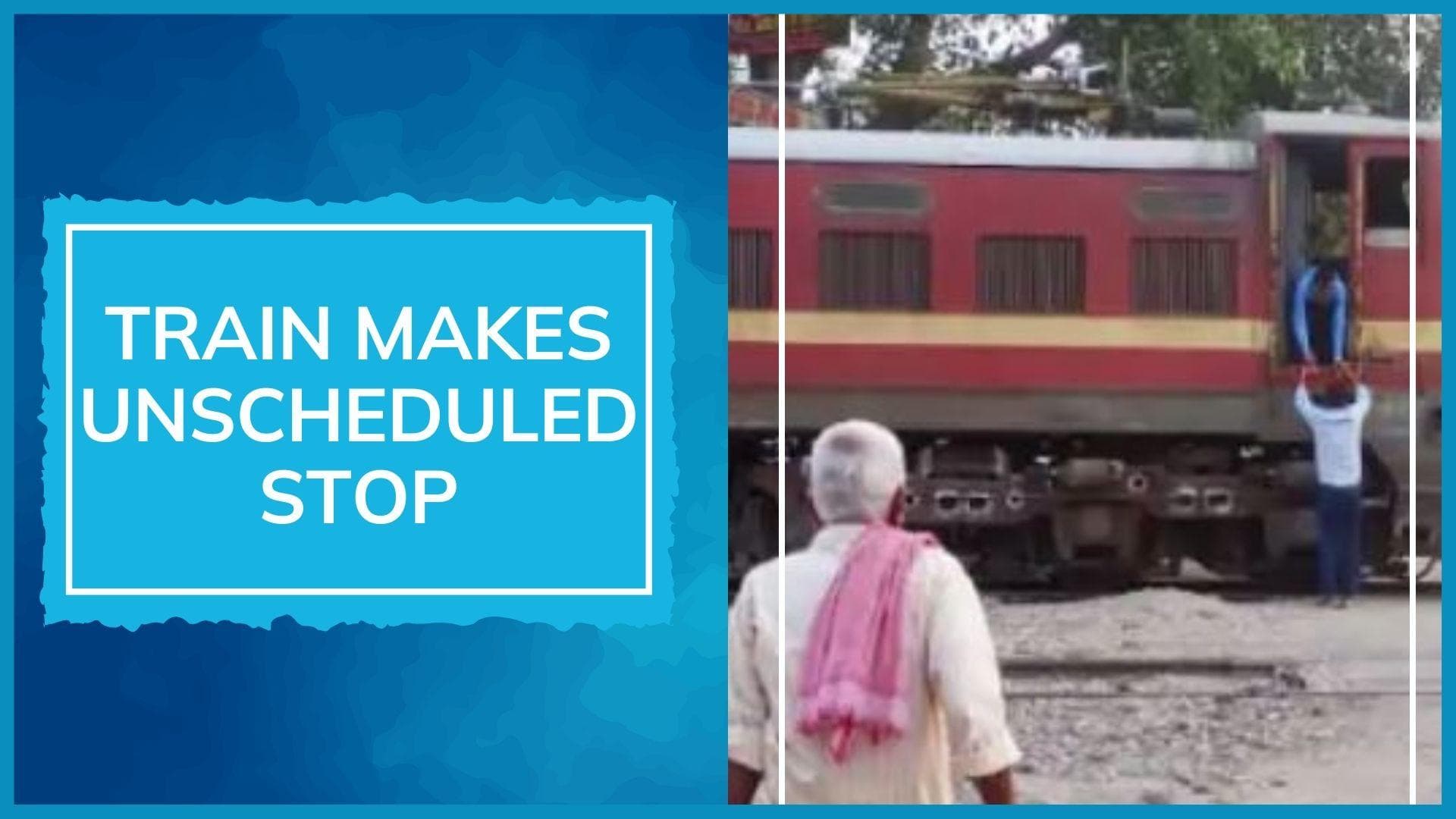 Driver stops train on railway crossing for tea, picture goes viral