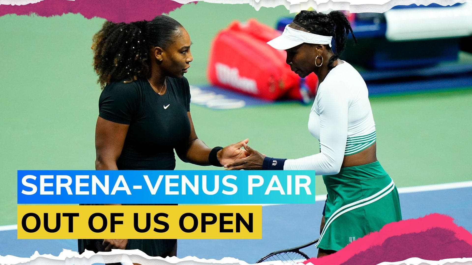 Williams sisters crash out of US Open Doubles competition