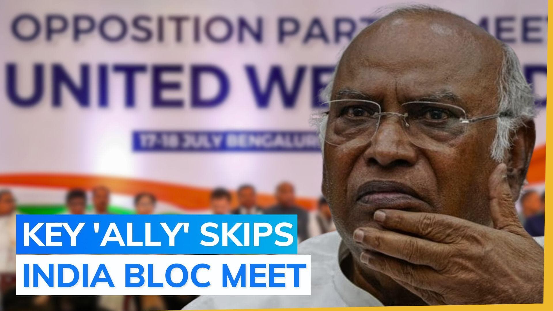 Trinamool Congress skips key INDIA alliance meet called by Mallikarjun Kharge