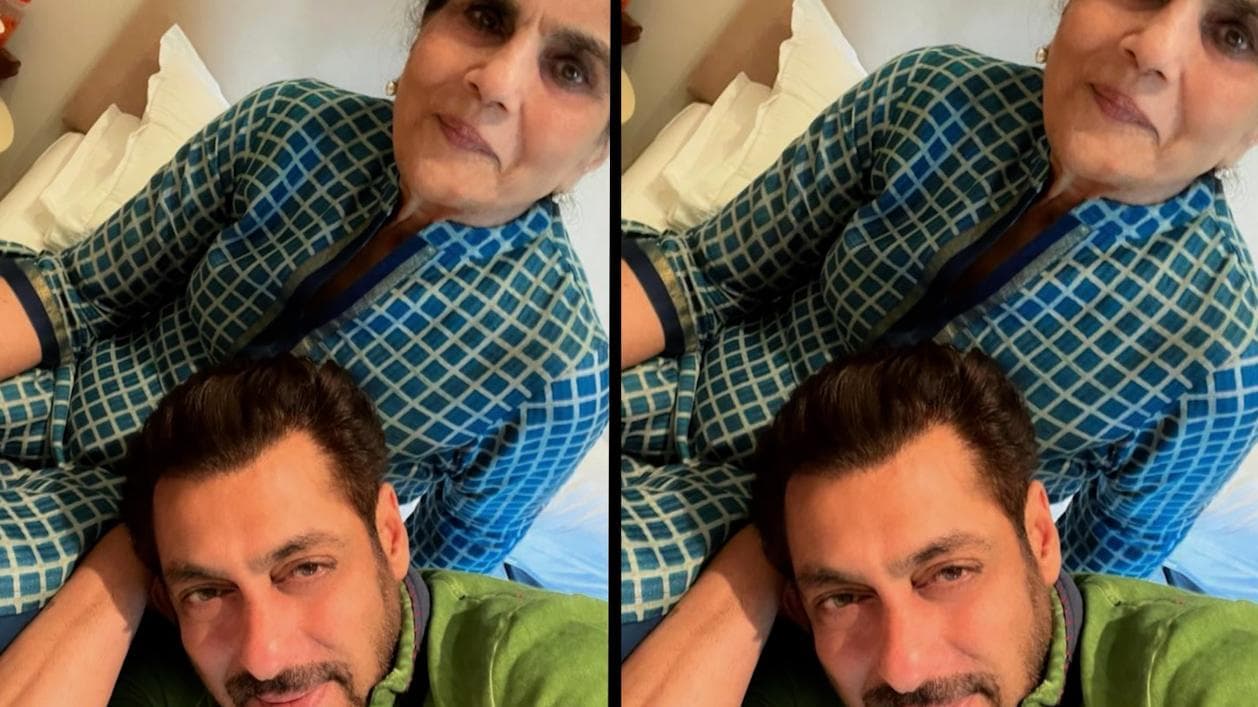Salman Khan drops adorable selfie with mom Salma: 'Maa ki godh, Jannat'