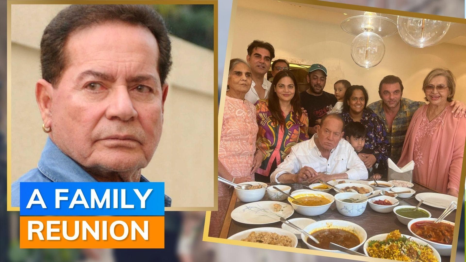 Inside Salim Khan's 87th birthday celebrations with Salman Khan and family